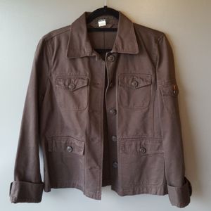 J. Crew lightweight cotton utility jacket